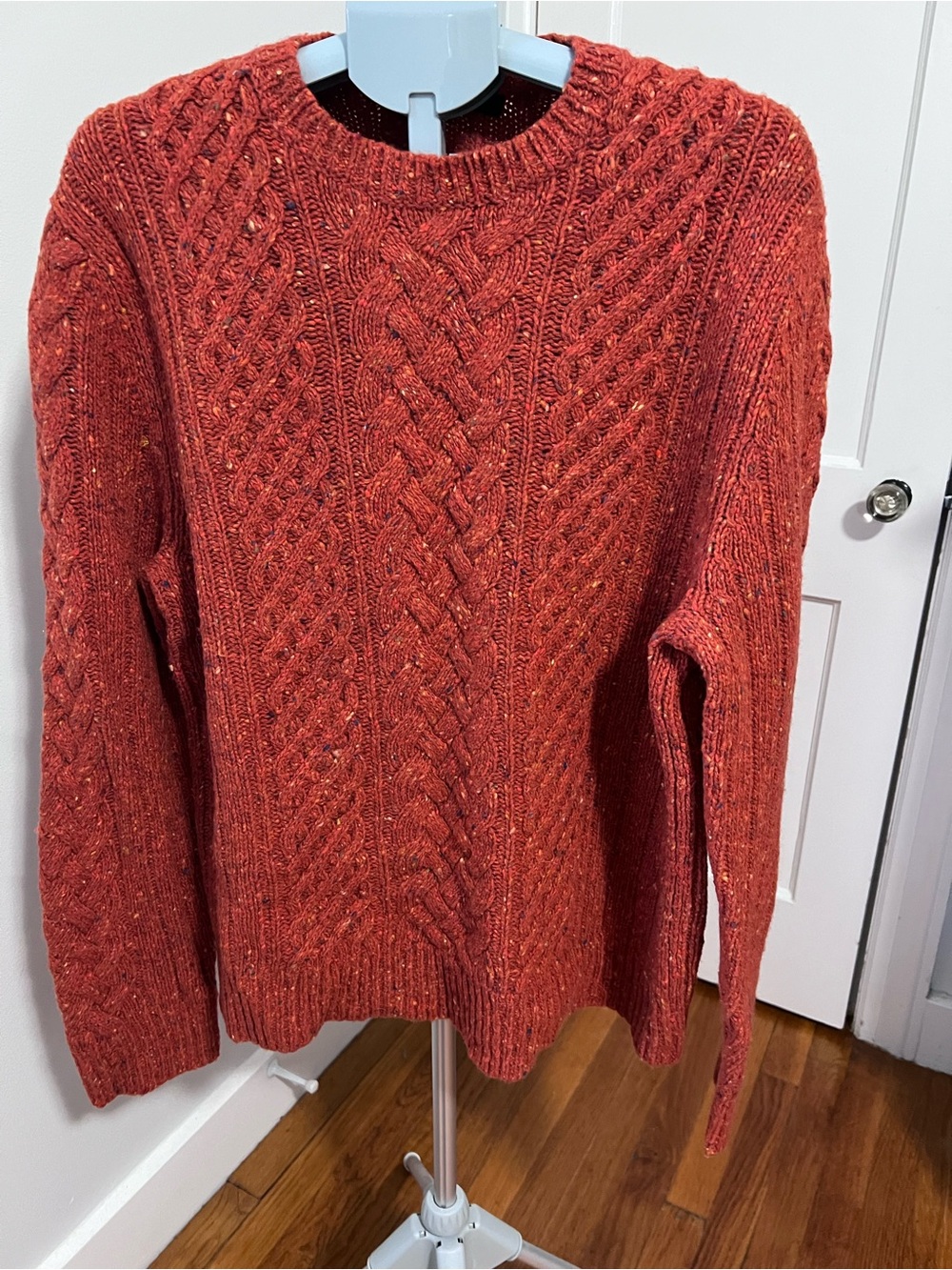 Express Cable Knit Crewneck Sweater - Fisherman’s